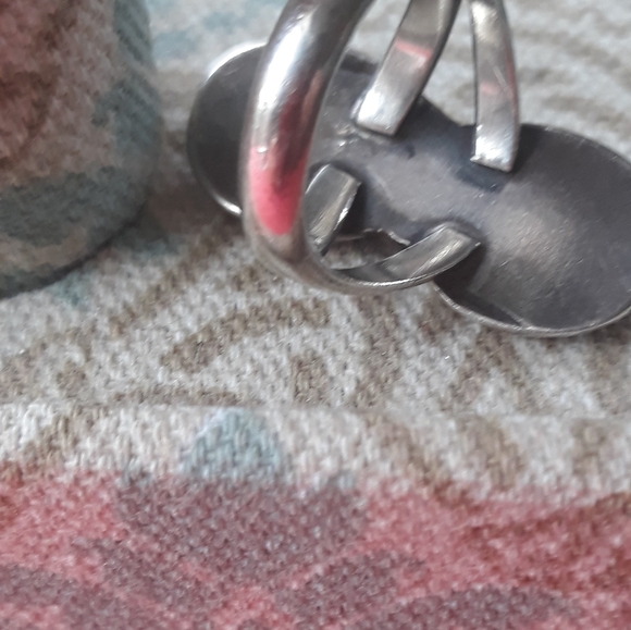 ❤ NATIVE AMERICANO STERLING SILVER RING - Picture 7 of 16